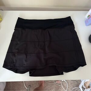 Lululemon | Pace Rival Mid-Rise Skirt | Size 6 | Black